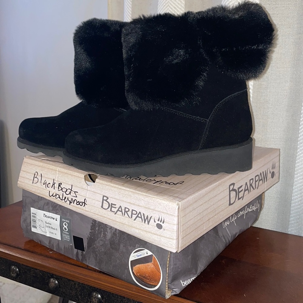 Bearpaw Marlene Black Boots